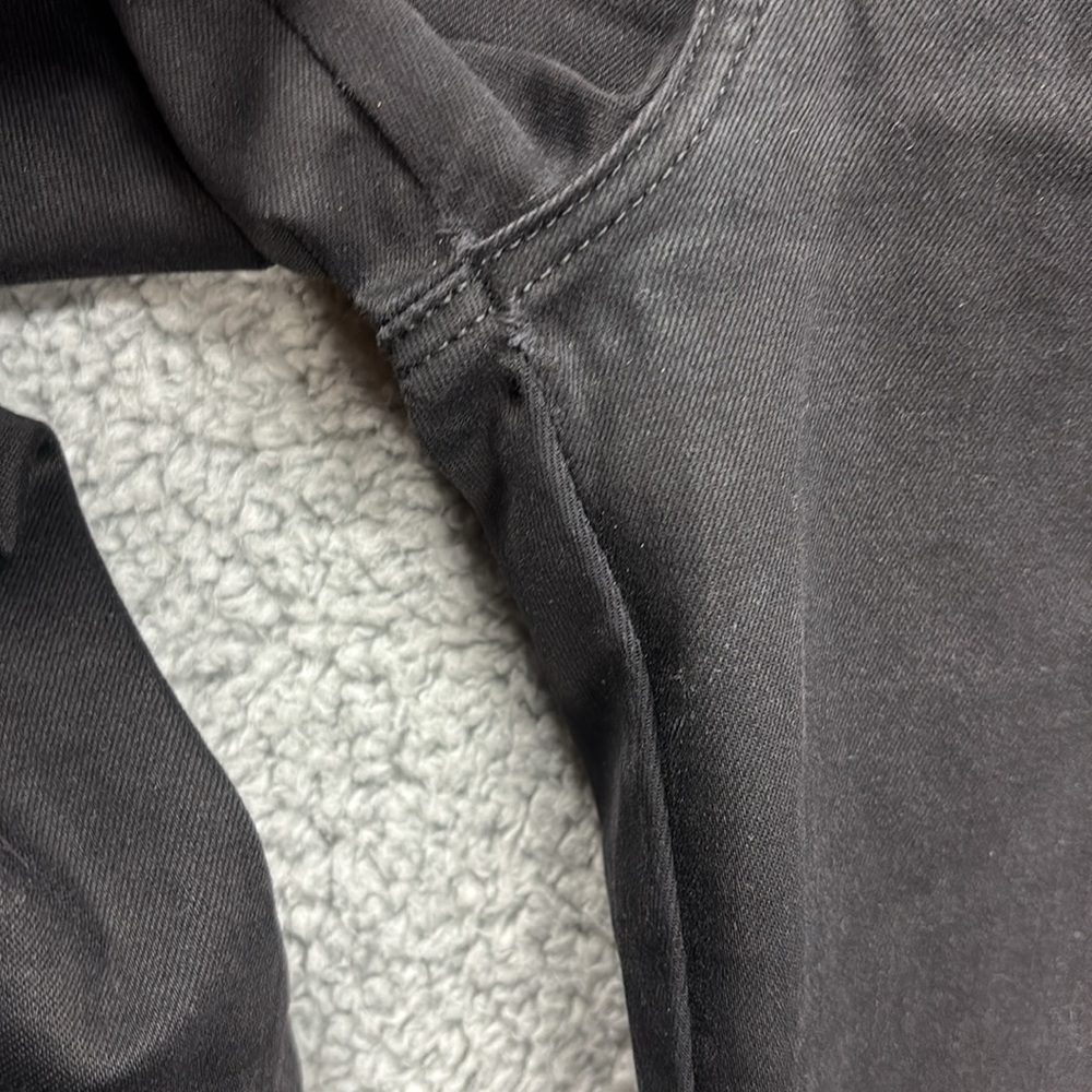 💚👖J Brand Maria Highway Black Size 29 Stretch Cotton Blend Raw Hem - Picture 6 of 11